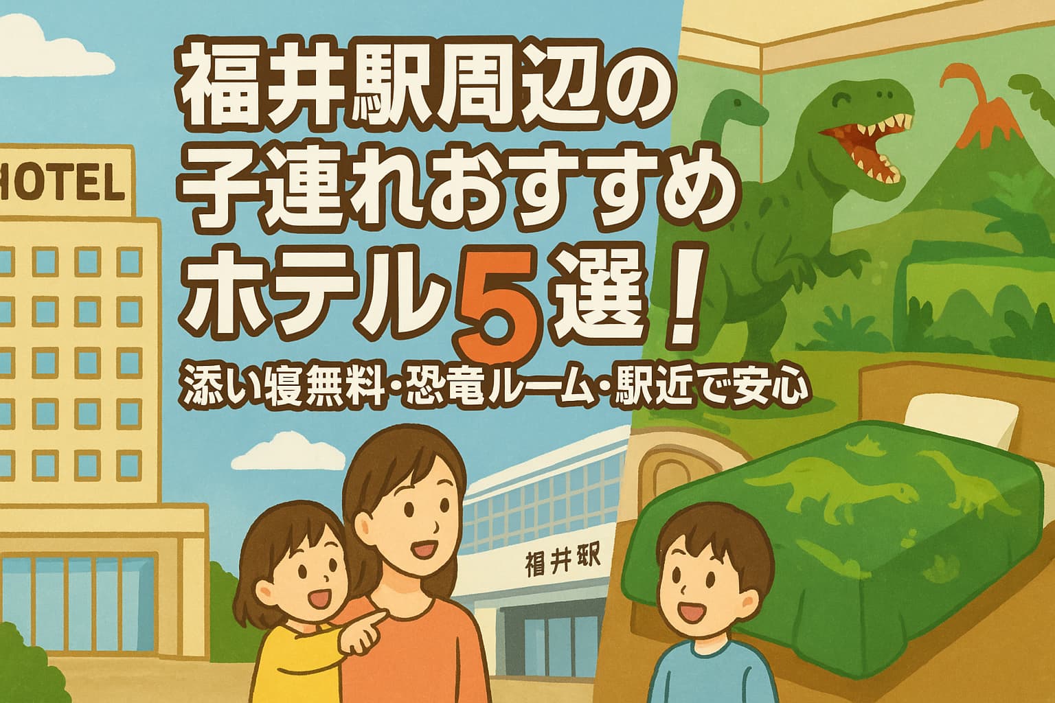 福井駅周辺の子連れおすすめホテル5選