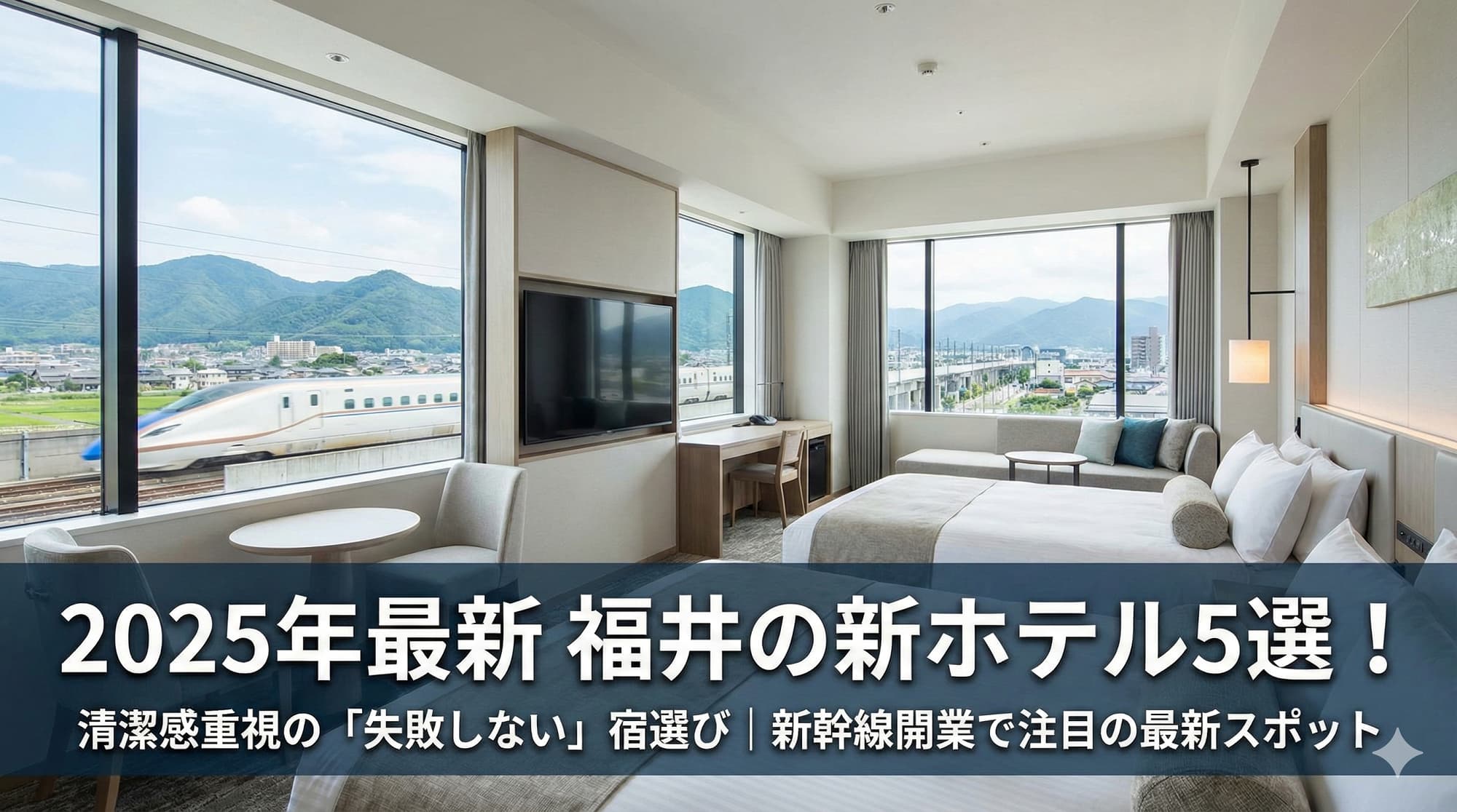 【2025年最新】福井の新しいホテル5選！