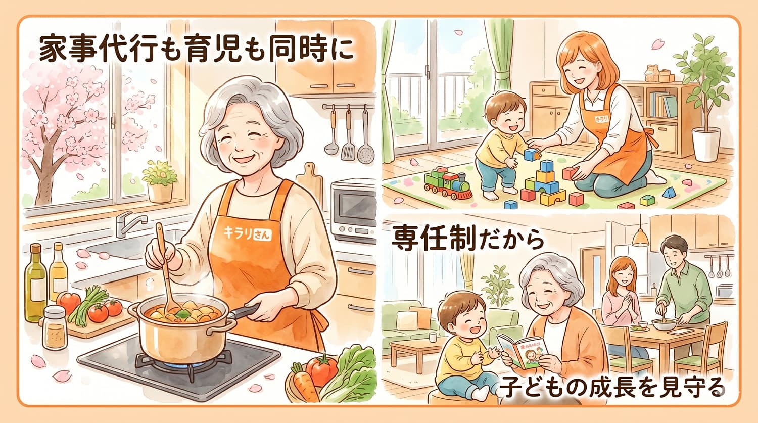 【東京】家事代行で育児も同時にお願いできる?