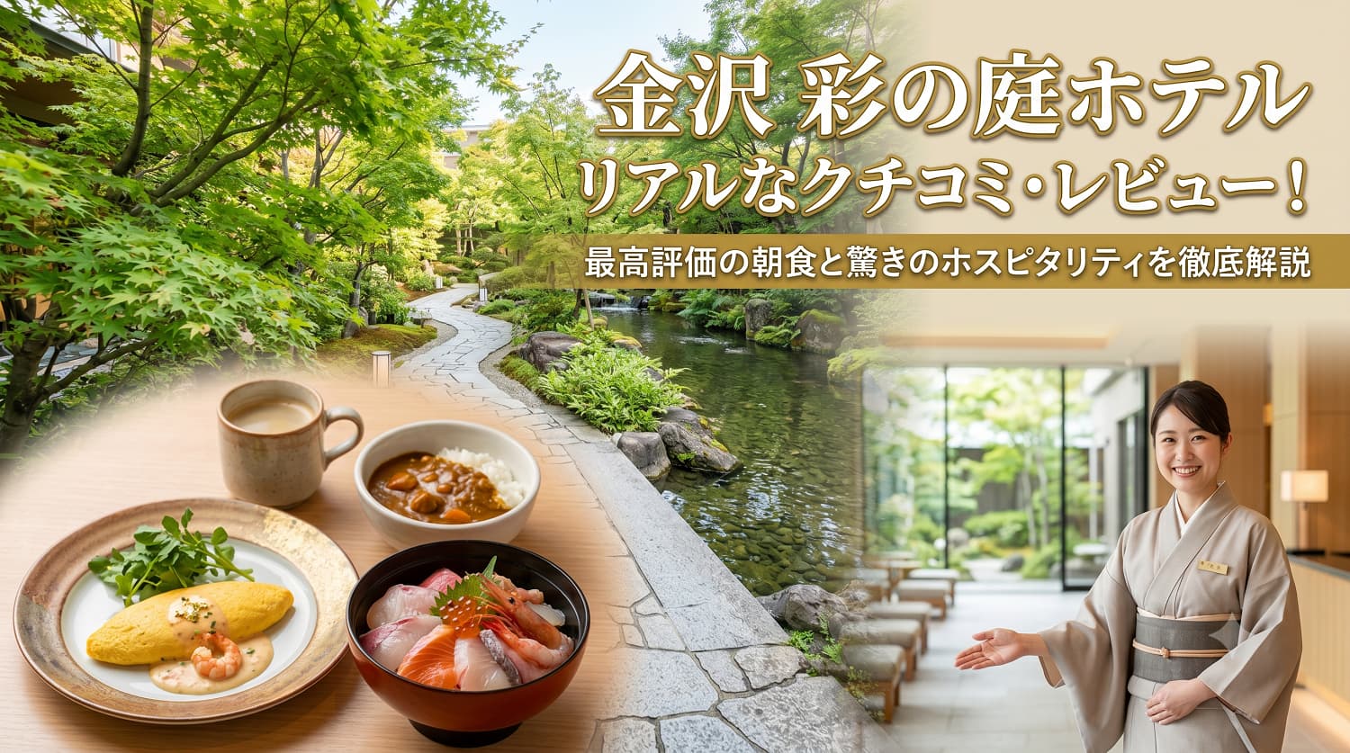 金沢彩の庭ホテルのリアルなクチコミ